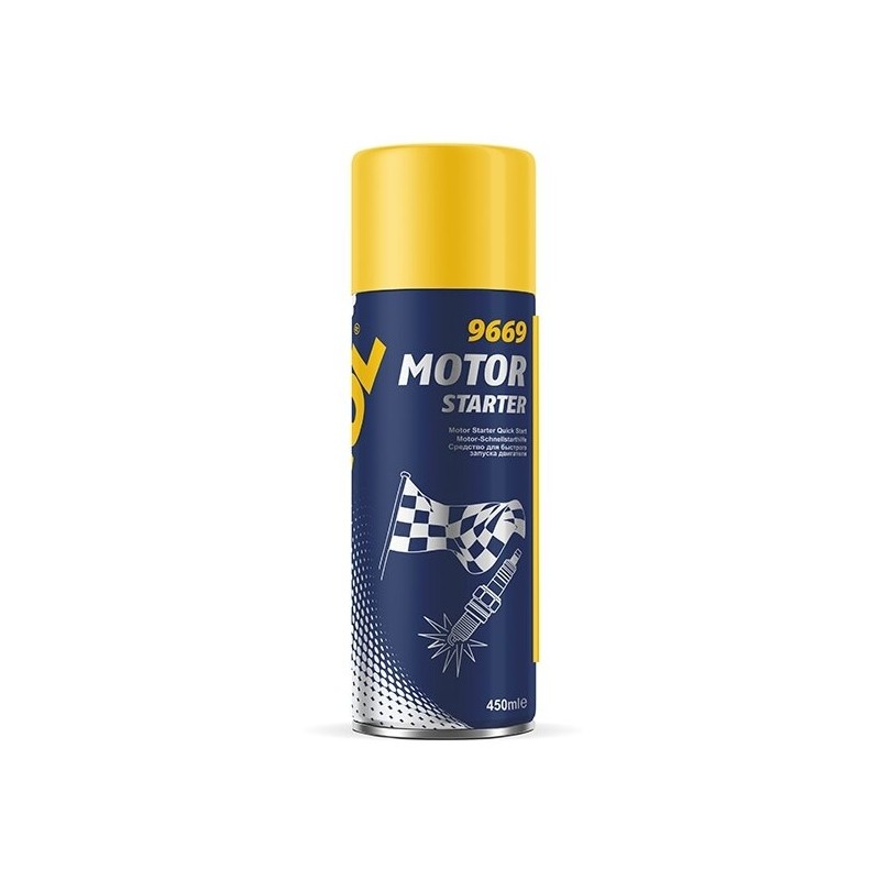 Priemonė varikliui užvesti Motor Starter MANNOL 450ml