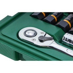 Galvučių rinkinys 3/ 8" + 1/ 4" pažeistiems varžtams išsukti (23vnt)