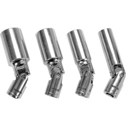 Galvučių žvakėms su šarnyru rinkinys 3/ 8" (4vnt.)