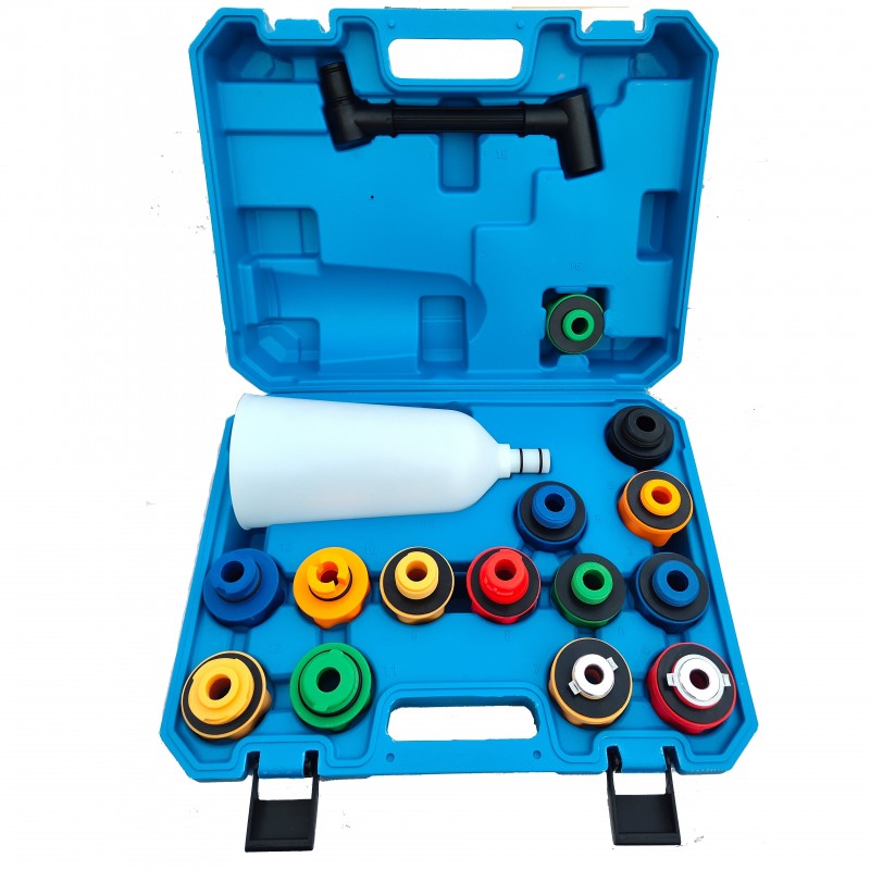 Tepalo piltuvas su adapteriais rinkinys (15vnt.)(plastikinis) Tepalo piltuvas su adapteriais rinkinys (15vnt.)(plastikinis)