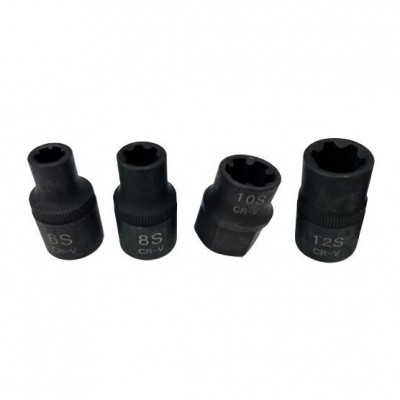 Galvučių rinkinys 1/ 2" RIBE (6S-12S) 4vnt