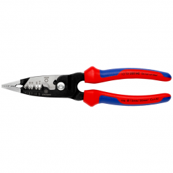 Replės elektros instaliacijos darbams daugiafunkcinės 200mm KNIPEX