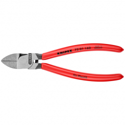 Šoninio kirpimo replės plastikui 160mm KNIPEX