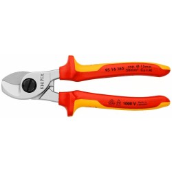 Kabelio kirpimo žirklės elektrikui VDE 165mm KNIPEX