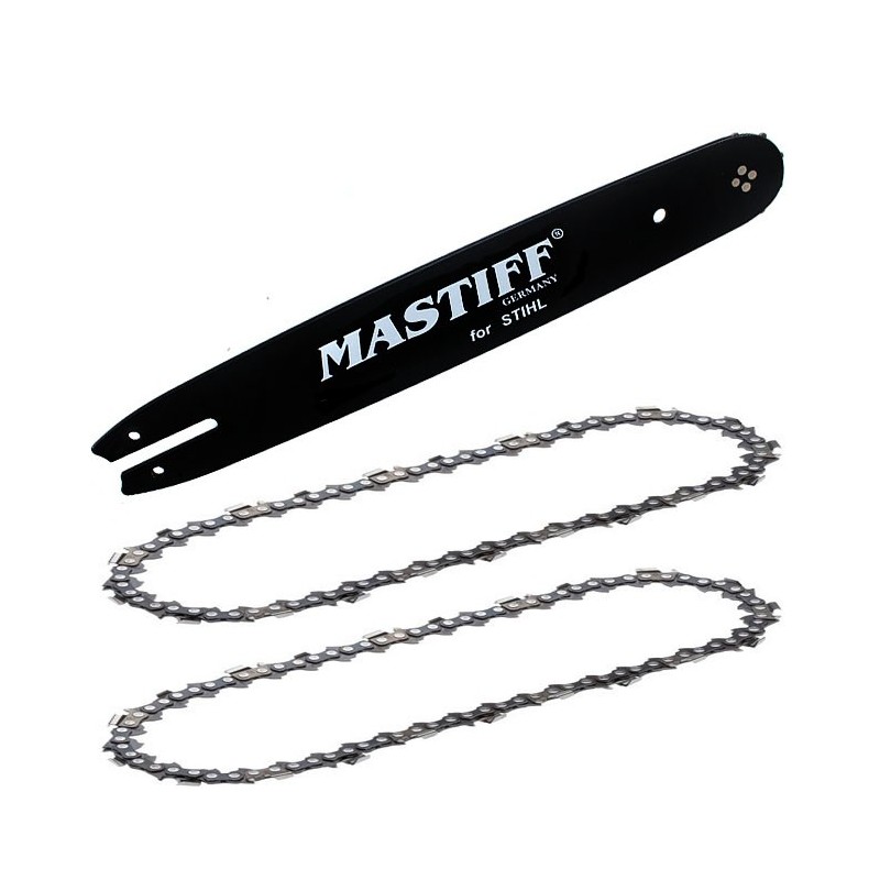 Grandininio pjūklo pjovimo juosta su dviem grandinėmis 14“ 1,3mm 35 cm 3/8“ 50 narelių