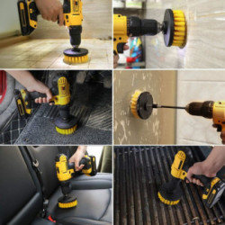 Valymo šepetys - Drill Brush -  šepečiai suktukui 3vnt.