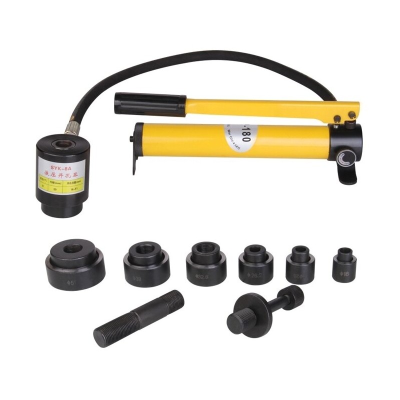 Hidraulinis skylių pramušėjas 8t 16-51mm