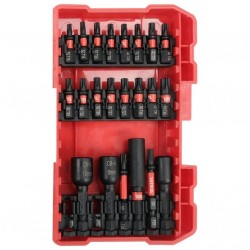 1/ 4" Smūginių keičiamų antgalių rinkinys (PLOKŠČIAS,PZ,PH,TORX) 54vnt.