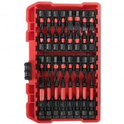 1/ 4" Smūginių keičiamų antgalių rinkinys (PLOKŠČIAS,PZ,PH,TORX) 54vnt.