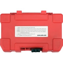 1/ 4" Smūginių keičiamų antgalių rinkinys (PLOKŠČIAS,PZ,PH,TORX) 54vnt.