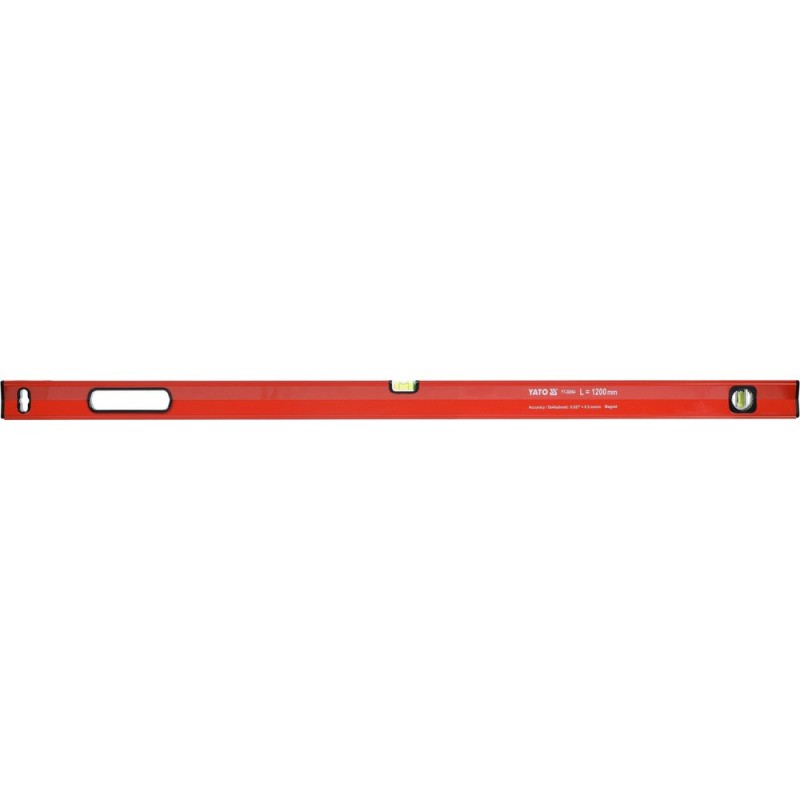 Aliumininis magnetinis gulsčiukas 1200mm, 2 akutės