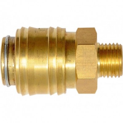 Greita jungtis žalvarinė 1/4" G1/4"