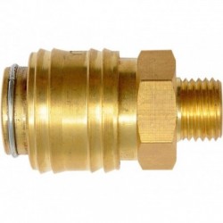Greita jungtis žalvarinė 1/4" G1/4"
