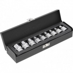Galvučių rinkinys TORX Cr-V E10-E24, 9 vnt.