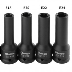 Prailginta smūginė galvutė 3/ 4" E-Torx