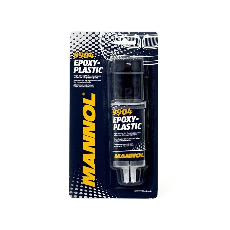 Epoksidiniai klijai plastikui MANNOL 30g Epoksidiniai klijai plastikui MANNOL 30g
