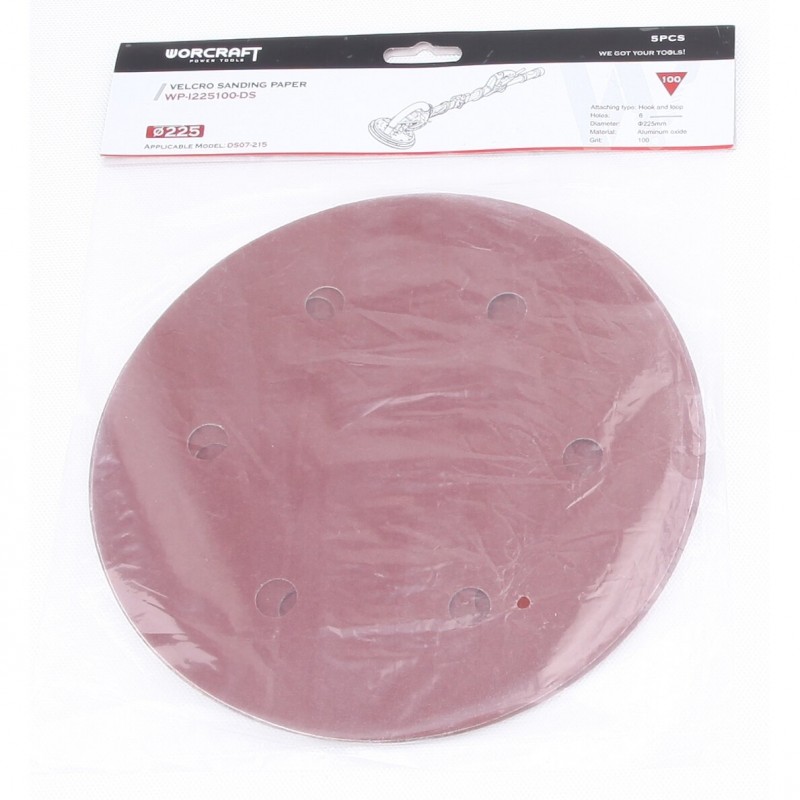 Šlifavimo popierius 225mm (5vnt) DS07 / DS09 šlifuokliui