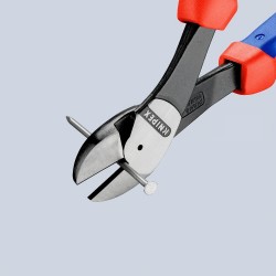 Šoninio kirpimo jėgos replės (ergonomiška rankena) 250mm KNIPEX