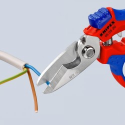 Žirklės lenktos elektrikams KNIPEX