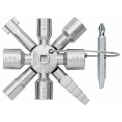 Universalus raktas elektros spintoms KNIPEX TwinKey