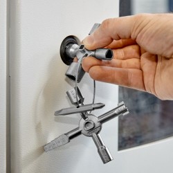Universalus raktas elektros spintoms KNIPEX TwinKey