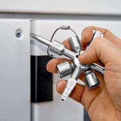 Universalus raktas elektros spintoms KNIPEX TwinKey