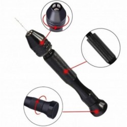 Precizinis mini rankinis grąžtas - suktukas, 25 gražtų rinkinis 0,5-3mm