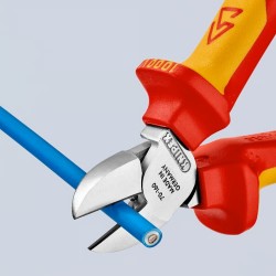 Šoninio kirpimo replės elektrikui 160mm (1000V) KNIPEX