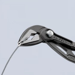 Santechninės replės prailgintos KNIPEX SLIM Cobra su fiksavimu 180mm