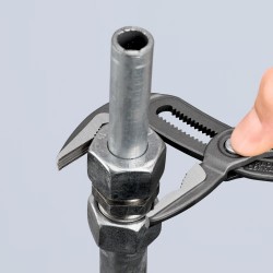 Santechninės replės prailgintos KNIPEX SLIM Cobra su fiksavimu 180mm