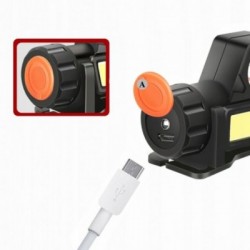 Prožektorius ant galvos, 3W COB LED, 180Lm, pakraunamas, magnetas