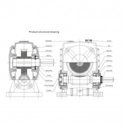 Stendas varikliui 907kg (2000LBS) su reduktoriumi