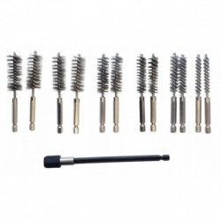 Cilindriniai šepečiai 12 vnt. + prailginimas