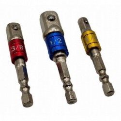 Adapterių komplektas suktukui 1/4, 3/8, 1/2