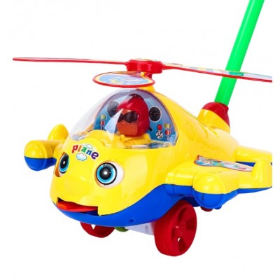 Lėktuvas stumdukas - gėltonas