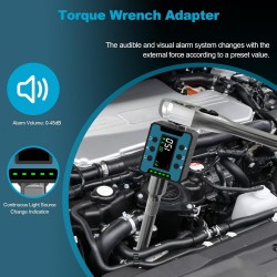 1/ 2" dinamometrinis skaitmeninis adapteris terkšlei 6-200Nm 1/ 2" dinamometrinis skaitmeninis adapteris terkšlei 6-200Nm