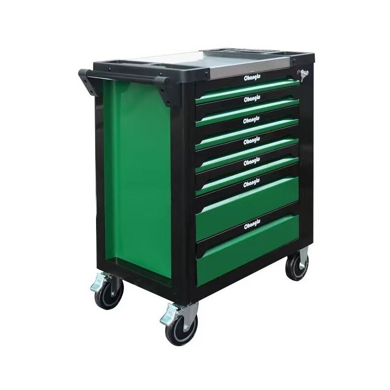 Įrankių spintelė 7-ių stalčių su šoniniu skyriumi Įrankių spintelė 7-ių stalčių su šoniniu skyriumi