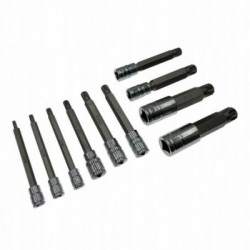 Įpresuotų SPLINE antgalių rinkinys, M4-M18, 10vnt.