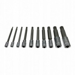 Įpresuotų SPLINE antgalių rinkinys, M4-M18, 10vnt.