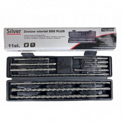 Grąžtų rinkinys betonui, SDS PLUS , 5-20mm, 11vnt.