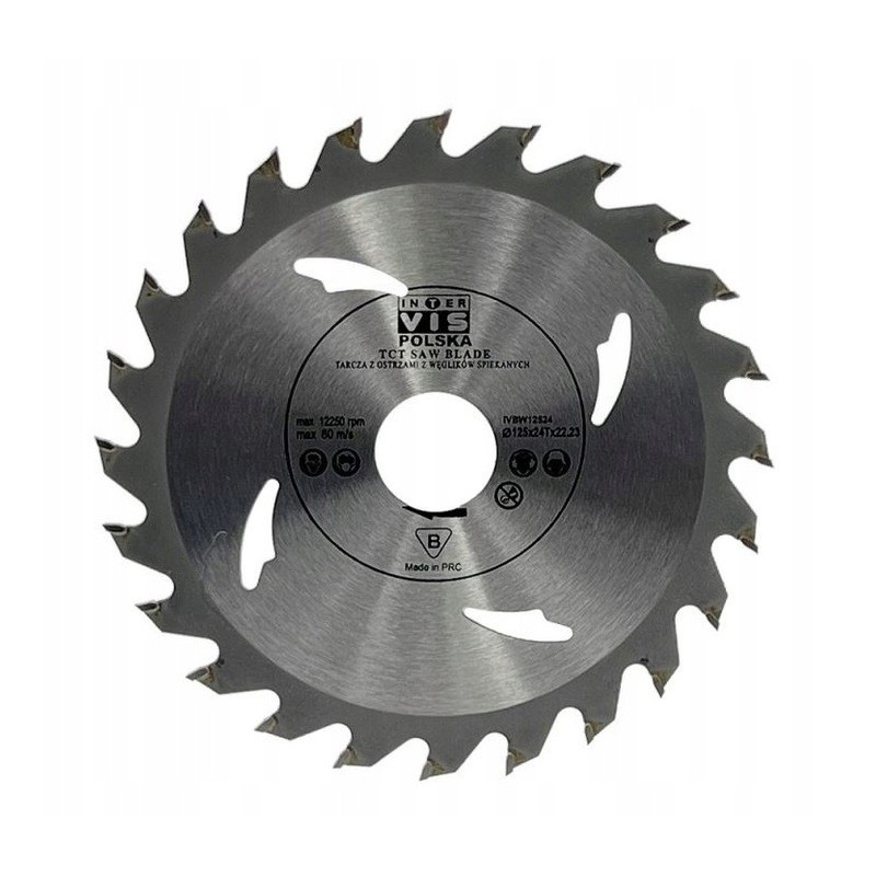 Medienos pjovimo diskas 125×22.2mm, 24T