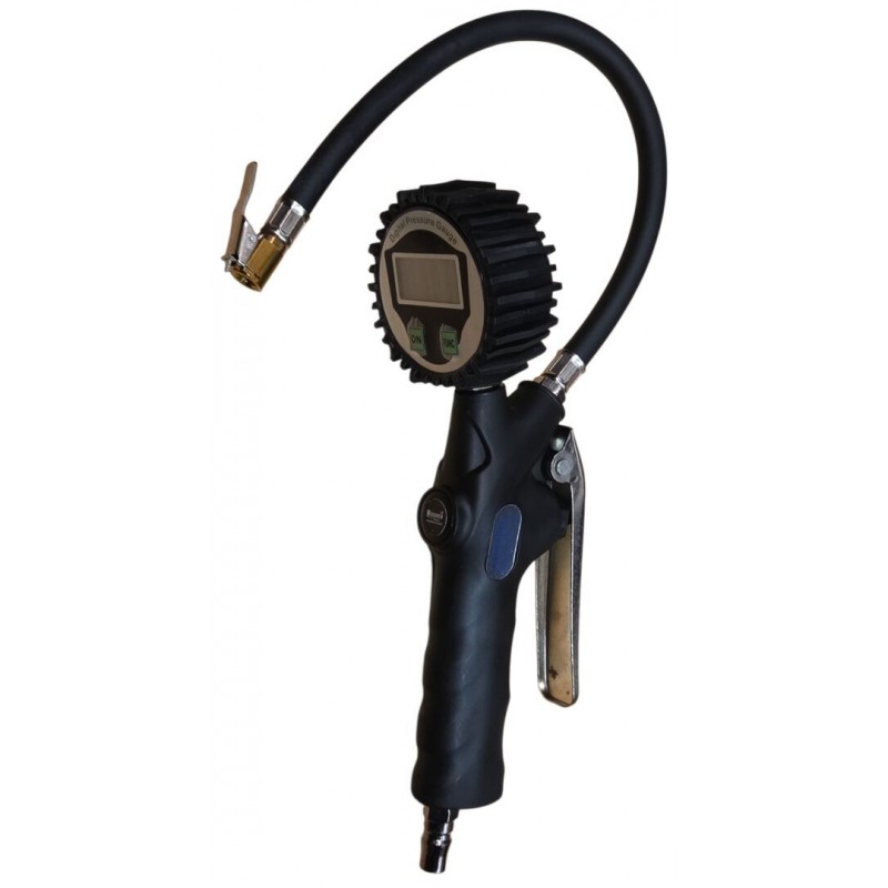 Ratų pripūtimo pistoletas su elektroninių manometrų 0-16BAR, 0-230PSI