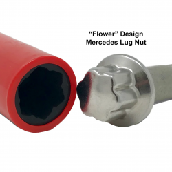 Specializuota smūginė galvutė 1/ 2'' 17mm Mercedes rato veržlėms