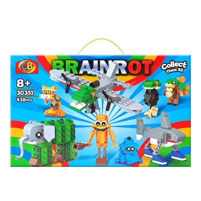 LEGO stiliaus Brainrot...