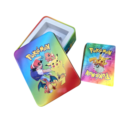 Pokemon kortos metalinėje...