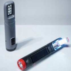 Kompaktiškas įkraunamas led žibintuvėlis 1W, saulės elementas