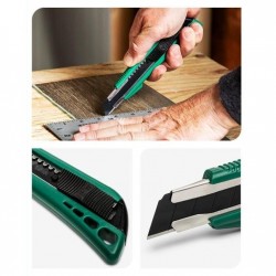 Peilis plastikine rankena su keičiama geležte 18mm 18x100mm