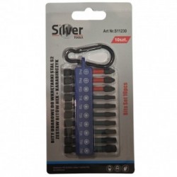 Smūginių antgalių rinkinys 10vnt. su pakabukų