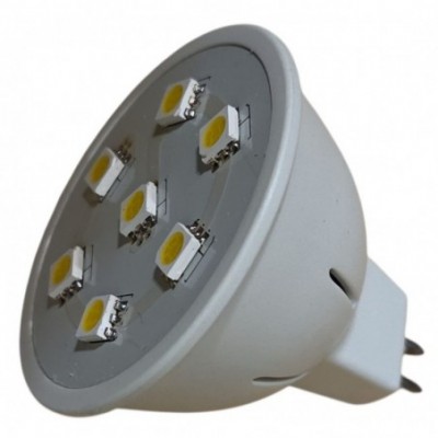 LED lemputė 1.4W, MR16, 7SMD LED, 4000-4500K, 210lm, 220V