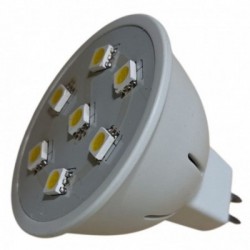 LED lemputė 1.4W, MR16, 7SMD LED, 4000-4500K, 210lm, 12V